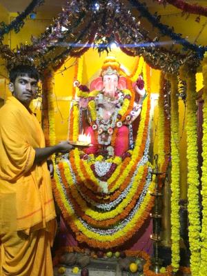 Shri Ganesh Visurjan program at Betora Math