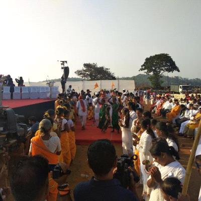 Couple blessing ceremony and youth guidance